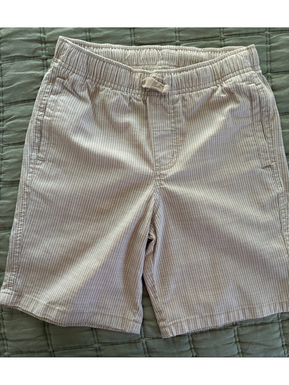 Cat & Jack Boys Striped Pull-On Shorts - 98% Cotton Size M 8/10